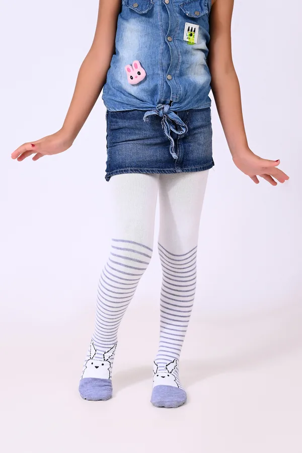 كولون أرنب مخطط · أبيض